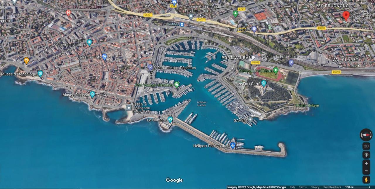 Antibes Secured Parc Velusine With Private Parking, Terrace, Pools And Tennis Courts. Extérieur photo